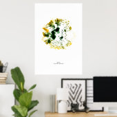 Buiten de staf: De Vier Jaargetijden - Lente (kleu Poster (Thuiskantoor)