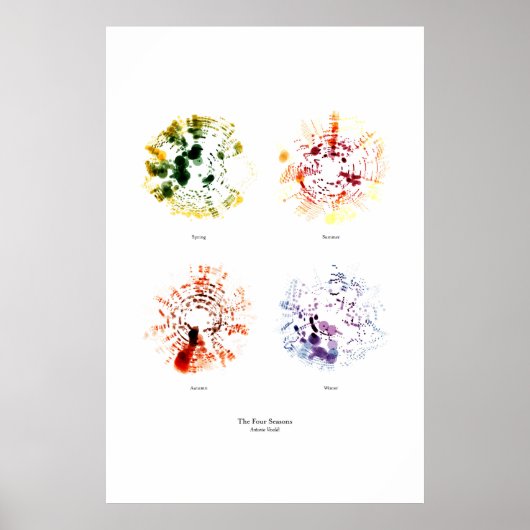 Buiten de staf: De vier seizoenen (apart, kleur) Poster (Voorkant)