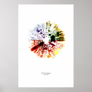 Buiten de staf: De Vier Seizoenen (kleur) Poster