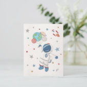 Buiten de sterren briefkaart (Staand voorkant)
