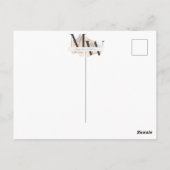 Buiten de sterren briefkaart (Achterkant)