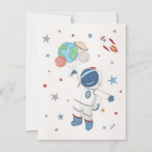 Buiten de sterren briefkaart