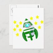 Buiten de sterren briefkaart (Voorkant / Achterkant)