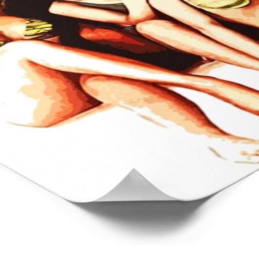 Buiten de vallei van de Dolls Poster (Hoek)