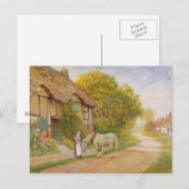 Buiten de Village Inn Briefkaart (Voorkant / Achterkant)