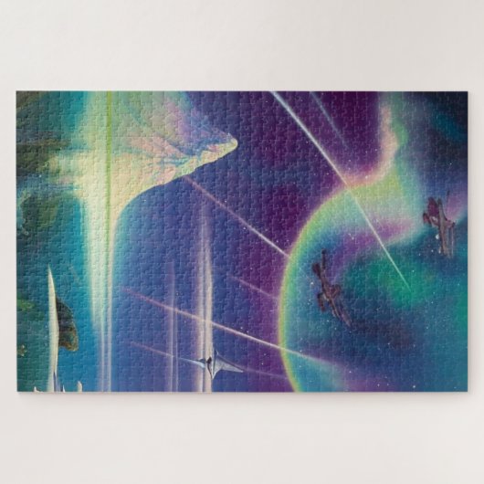 Buiten de wereld Abstracte kunst Legpuzzel (Horizontaal)