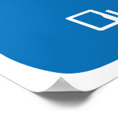 Buiten de Werelddruk Poster (Hoek)