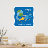 Buiten de Werelddruk Poster (Keuken)