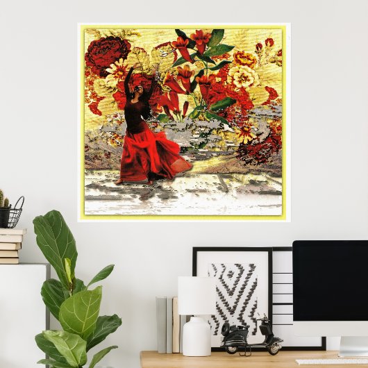 Buiten de wolken poster (Thuiskantoor)