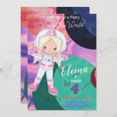 Buiten deze wereld 1 de Kaart van de Uitnodiging v (Voorkant / Achterkant)