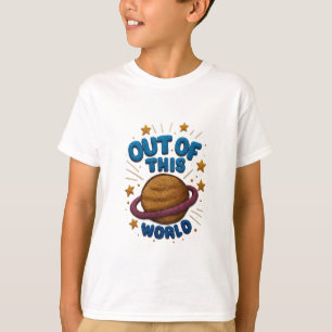 Buiten deze Wereld Borduurwerk Stijl T-shirt