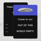 Buiten deze Wereld Feest Uitnodiging (Voorkant / Achterkant)