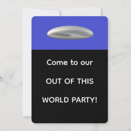 Buiten deze Wereld Feest Uitnodiging