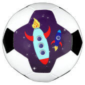 Buiten deze wereld!jongen voetbal (Gedraaid)