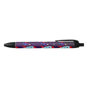 Buiten deze wereld! jongen zwarte inkt pen