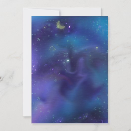 buiten deze wereld kaart (Achterkant)