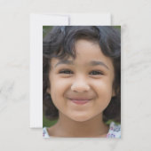 Buiten deze Wereld Roze Foto Klaslokaal Valentijn Kaart (Achterkant)