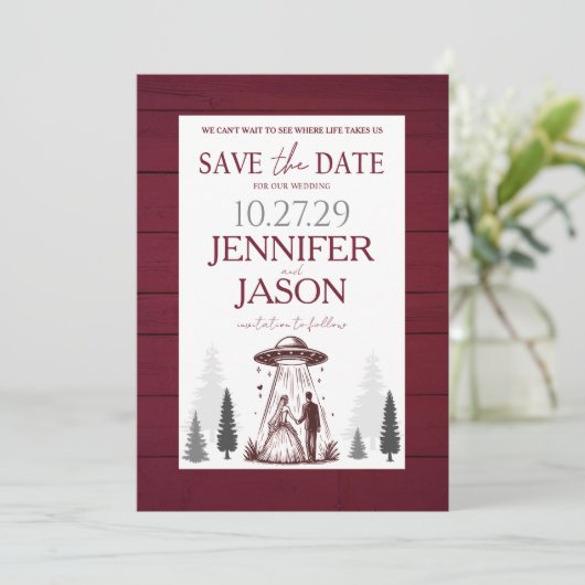 Buiten deze Wereld Save The Date (Staand voorkant)