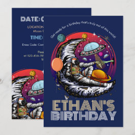 Buiten deze wereld verjaardag kaart