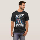 Buiten Dienst Astronaut T-shirt (Voorkant volledig)
