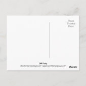 Buiten dienst briefkaart (Achterkant)
