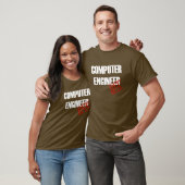 Buiten dienst computerengineer t-shirt (Unisex)
