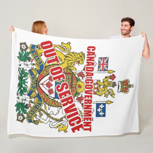 BUITEN DIENST FLEECE DEKEN (In situ)