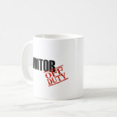 Buiten dienst koffiemok (Voorkant links)