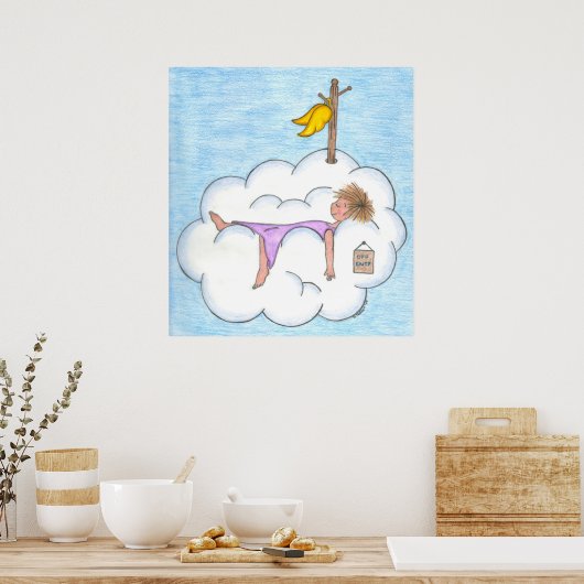 Buiten dienst poster (Keuken)