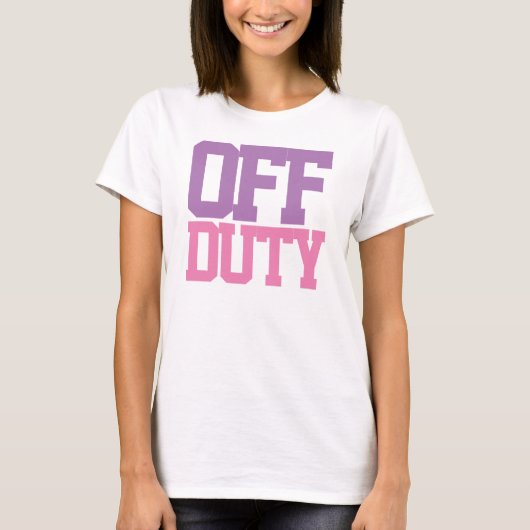 Buiten dienst T-Shirt (Voorkant)