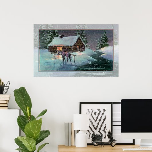 BUITEN DOOR SHARON SHARPE POSTER (Thuiskantoor)