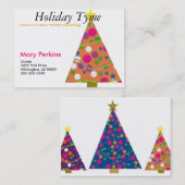 Buiten- en binnenshuis vakantieverval visitekaartje (Voorkant / Achterkant)