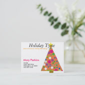 Buiten- en binnenshuis vakantieverval visitekaartje (Staand voorkant)