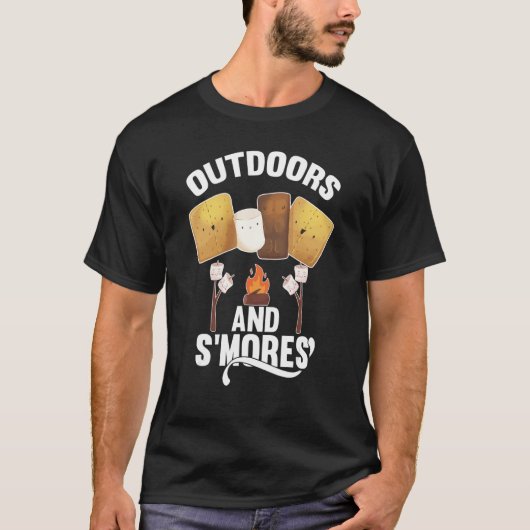 Buiten en en Smores T-shirt (Voorkant)
