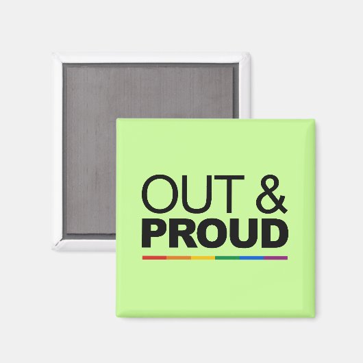 BUITEN EN PROUD MAGNEET (Voorkant / Achterkant)