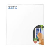 BUITEN ER IETS WAAR KNOP HET notitiepad AANpast Notitieblok (Voorkant)