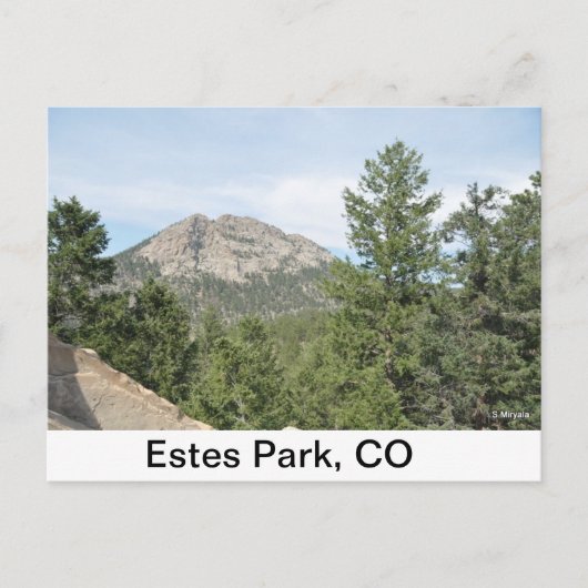 Buiten Estes Park Briefkaart (Voorkant)