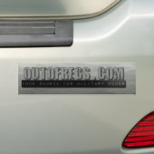 Buiten het bereik van Bumpersticker (Op auto)