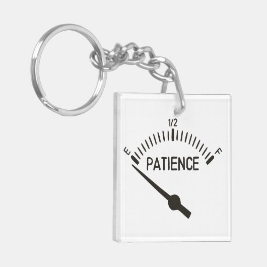 Buiten het bereik van de patiënt sleutelhanger (Voorkant Links)