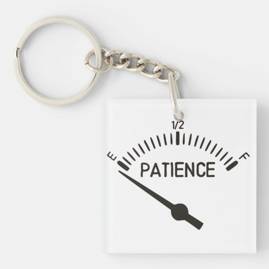 Buiten het bereik van de patiënt sleutelhanger (Voorkant)