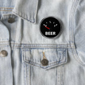Buiten het brandstofbereik ronde button 5,7 cm (In situ)