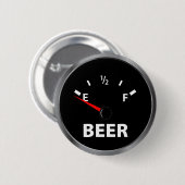 Buiten het brandstofbereik ronde button 5,7 cm (Voorkant /achterkant)