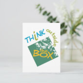 Buiten het briefkaart (Staand voorkant)