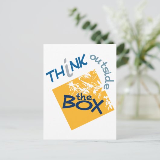 Buiten het briefkaart (Staand voorkant)