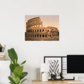 Buiten het Colosseum, Rome, archiefdruk Poster (Thuiskantoor)