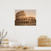 Buiten het Colosseum, Rome, archiefdruk Poster (Keuken)