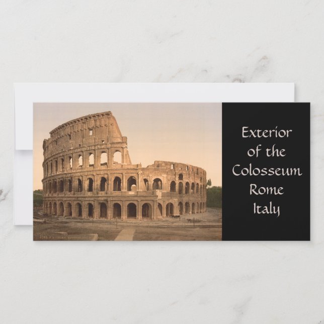 Buiten het Colosseum, Rome, Italië (Voorkant)