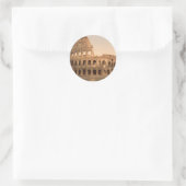 Buiten het Colosseum, Rome, Italië Ronde Sticker (Tas)