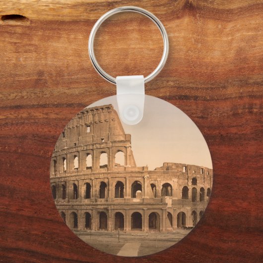 Buiten het Colosseum, Rome, Italië Sleutelhanger (Voorkant)