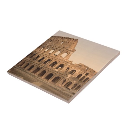 Buiten het Colosseum, Rome, Italië Tegeltje (Zijkant)